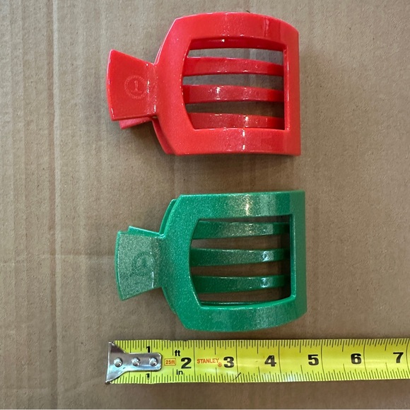 Set of two Teleties size large hair clips - Picture 1 of 2